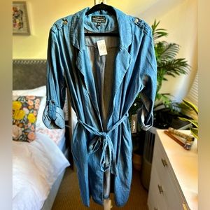 SOLD - Denim Duster - Plus Size